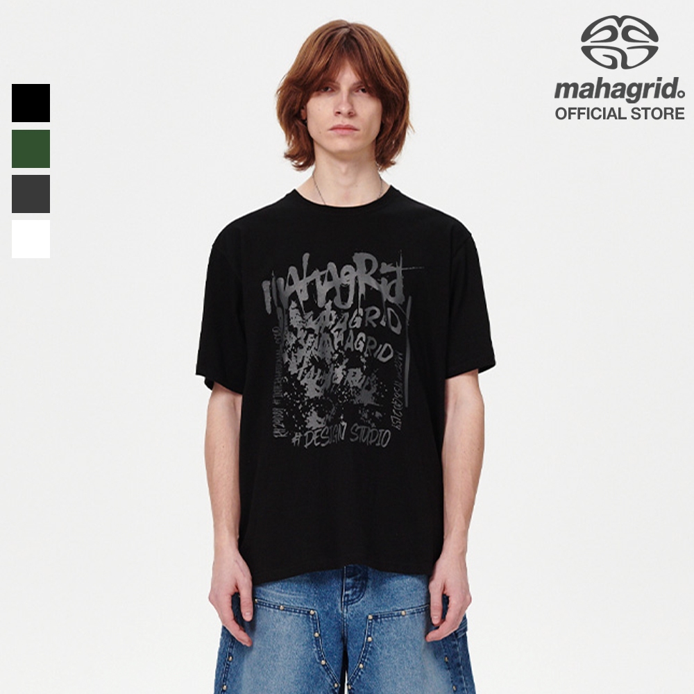 [MAHAGRID] CORP TEE_Unisex_สไตล์เกาหลี