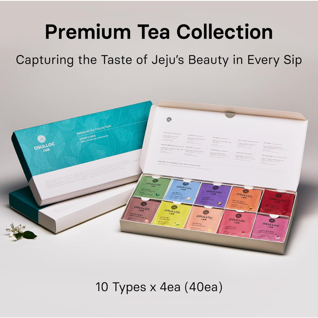 OSULLOC Premium tea Collection (40 นับ 10 รสชาติ x 4 ea)