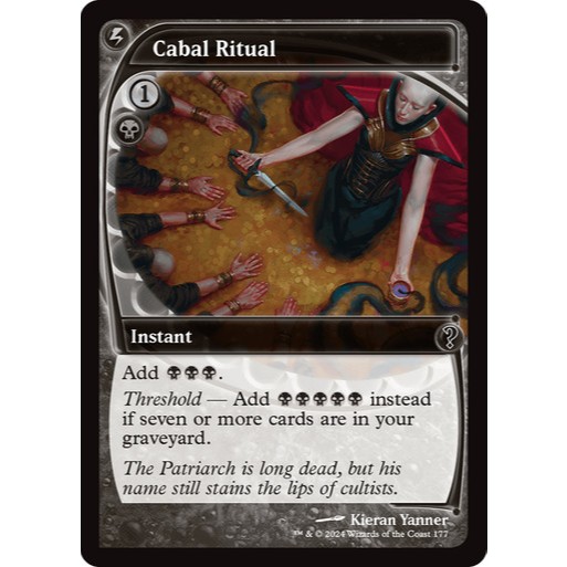 MTG Mystery Booster 2 - Cabal Ritual [Fture Sight Non Foil]