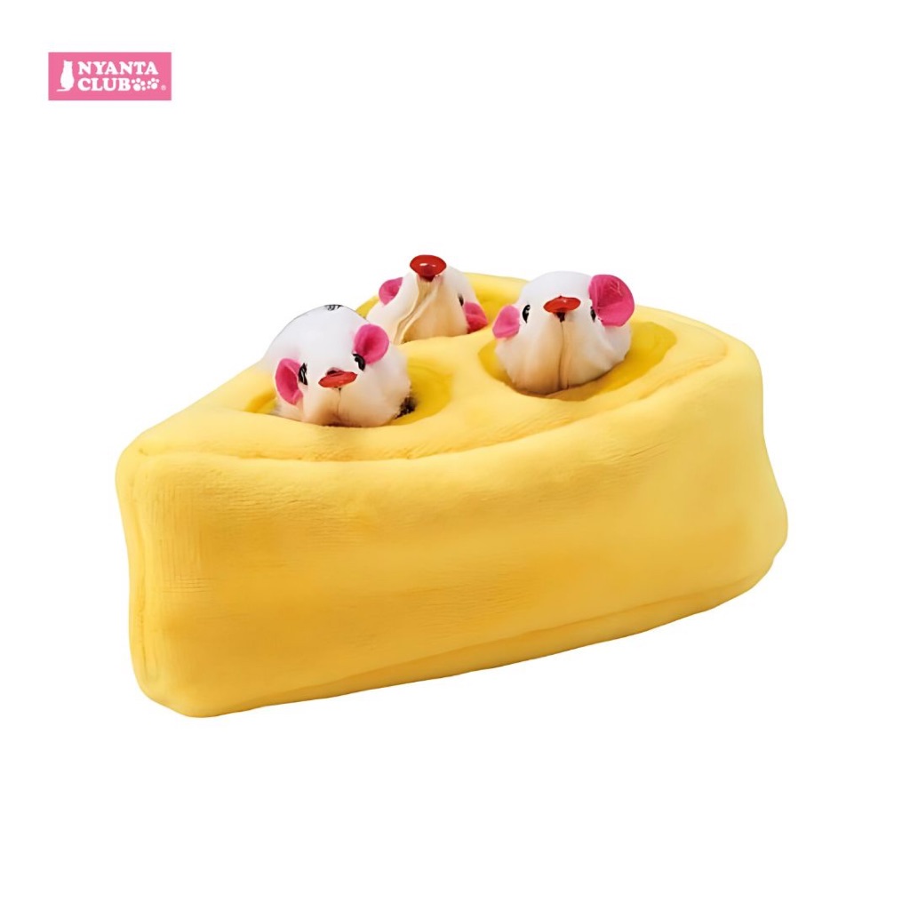 Marukan Panic Mouse in Cheese Soft Toys สําหรับแมว (CT574)