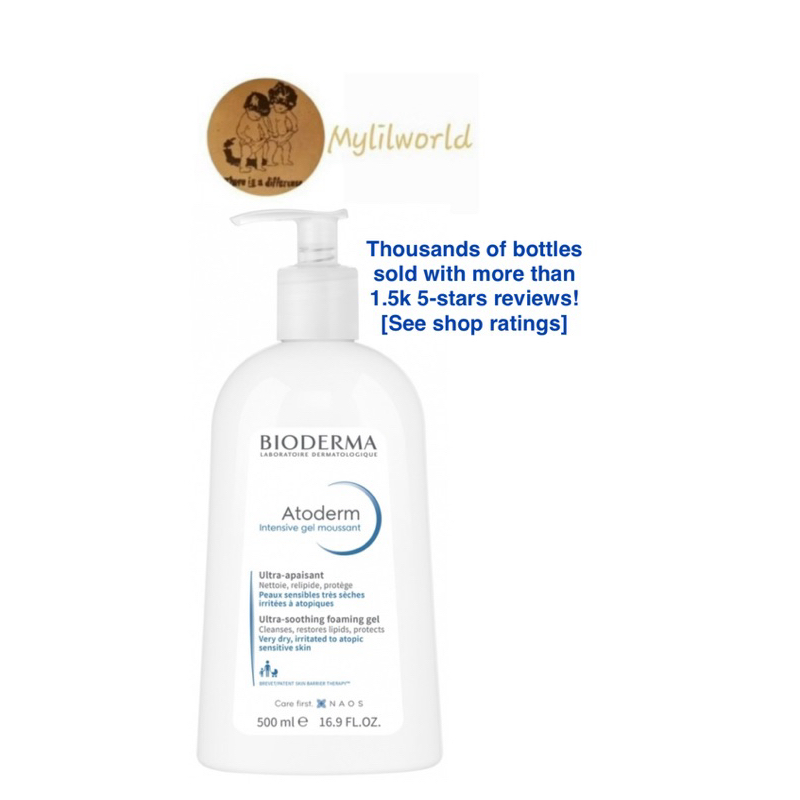 Bioderma Atoderm Intensive Gel Moussant (หมดอายุ 2028)