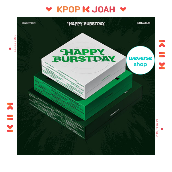 [POB] SEVENTEEN [HAPPY BURSTDAY] 5th ALBUM (26th May.2025)