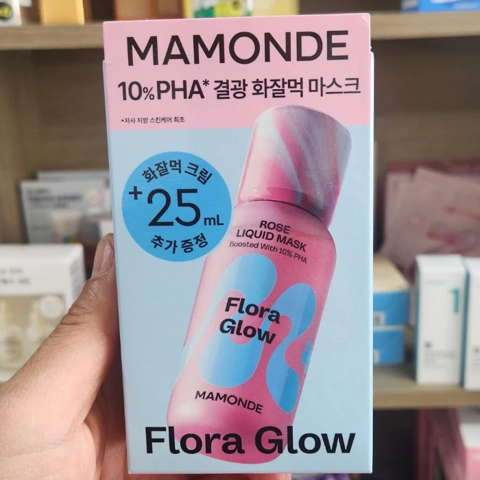 OLIVE YOUNG Floral Glow Rose Liquid Mask 80ml + 25ml