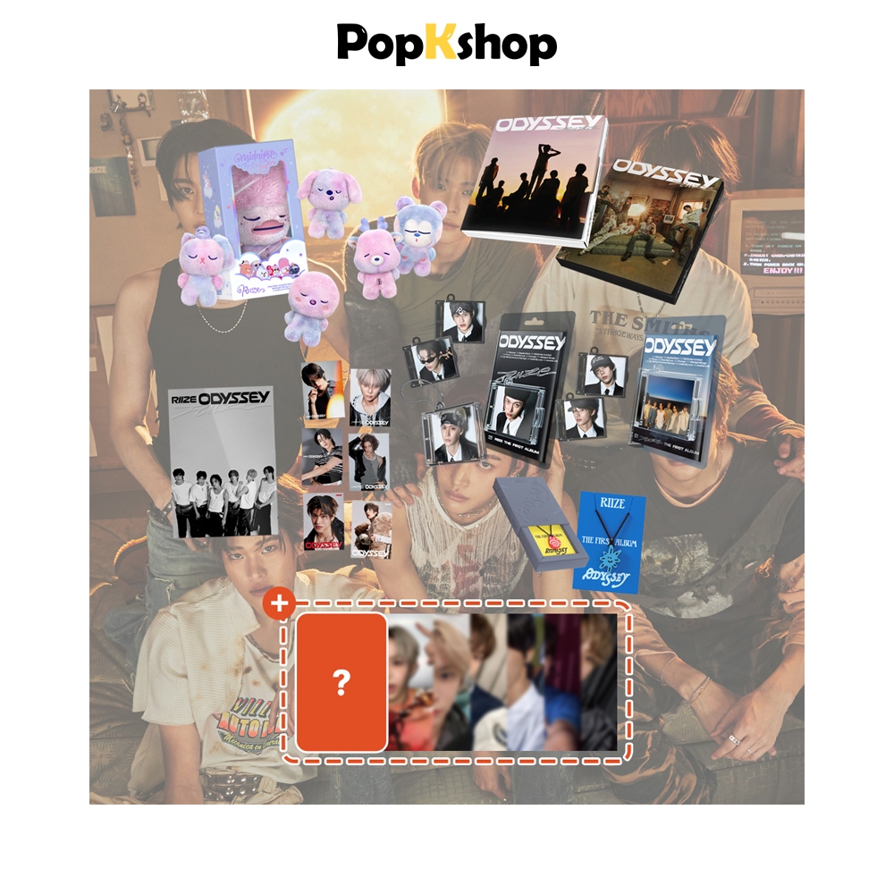 [ของแถม] RIIZE 1st Full Album [ ODYSSEY ] PHOTOBOOK / PACKAGE / SMini / SUNLOVE / MIDNIGHT MIRAGE Ve