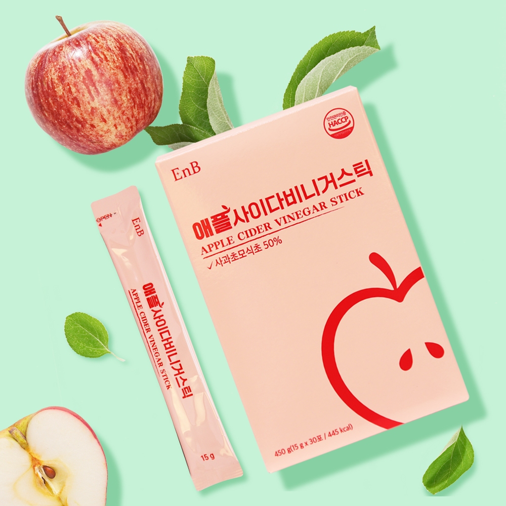 Enb Apple Cider Vinegar Stick 15ml x 30 th ดีท็อกซ์อัลคาไลน์ควบคุมน้ําหนัก Fat Burner