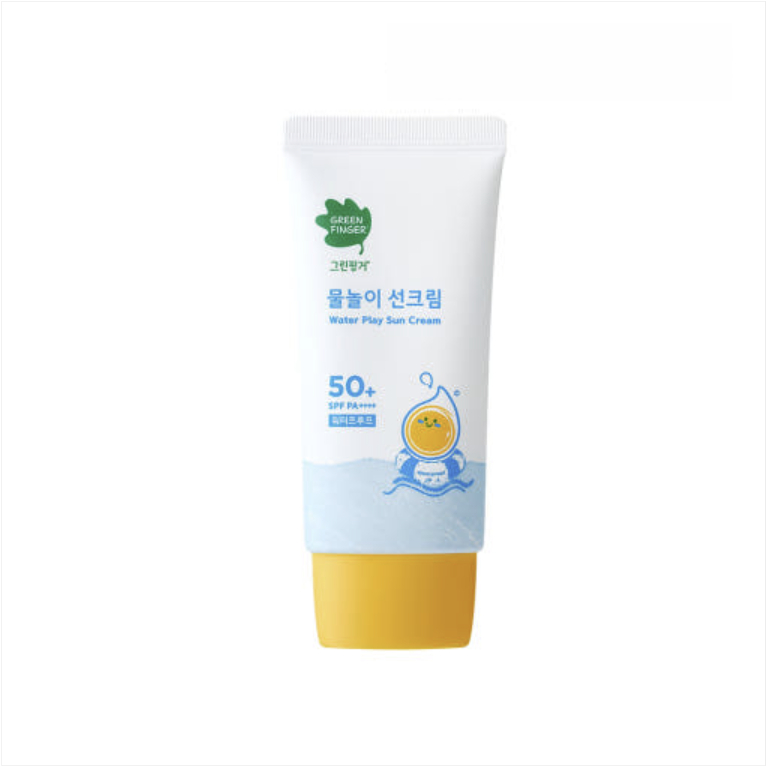 Green Finger Water Play Sun Cream Waterproof 50ml X 1EA / SPF50+ PA++++ ครีมกันแดดออร์แกนิกสําหรับทา