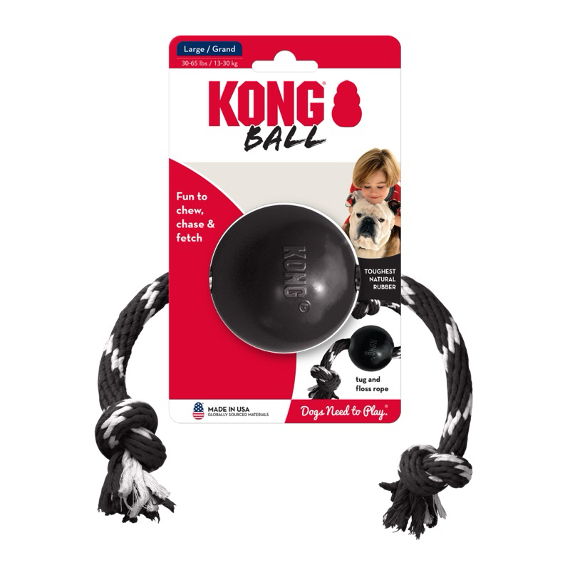Kong Extreme Ball พร้อมเชือก (ขนาดใหญ่)