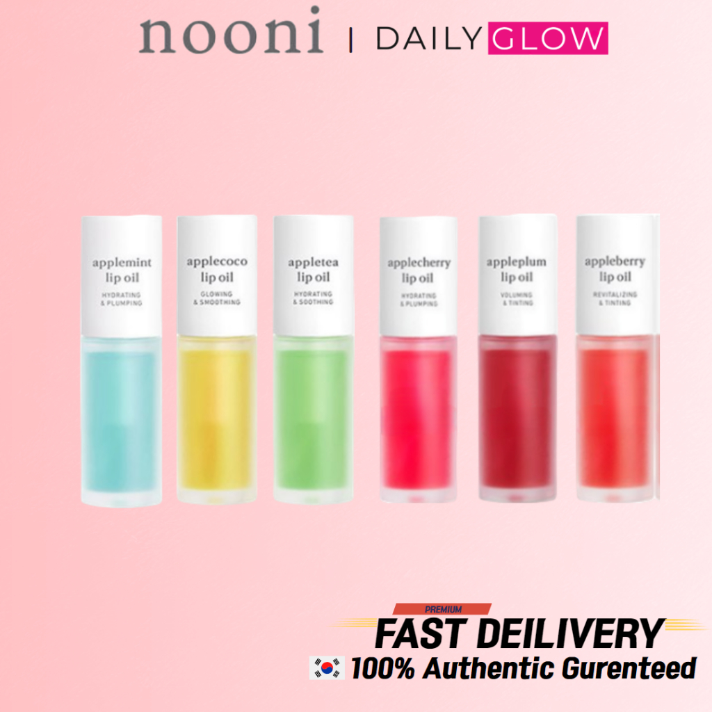 [Nooni] Apple Lip Oil 3.7ml/ 6 ชนิด