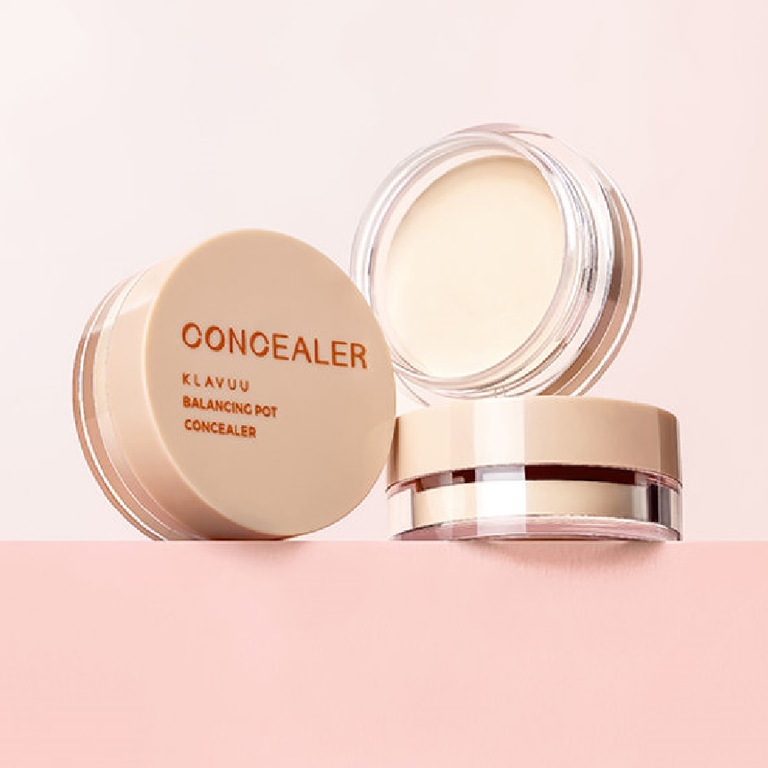 KR ไดโซะ X KLAVUU Balancing Pot Concealer 02 Natural Beige 5g