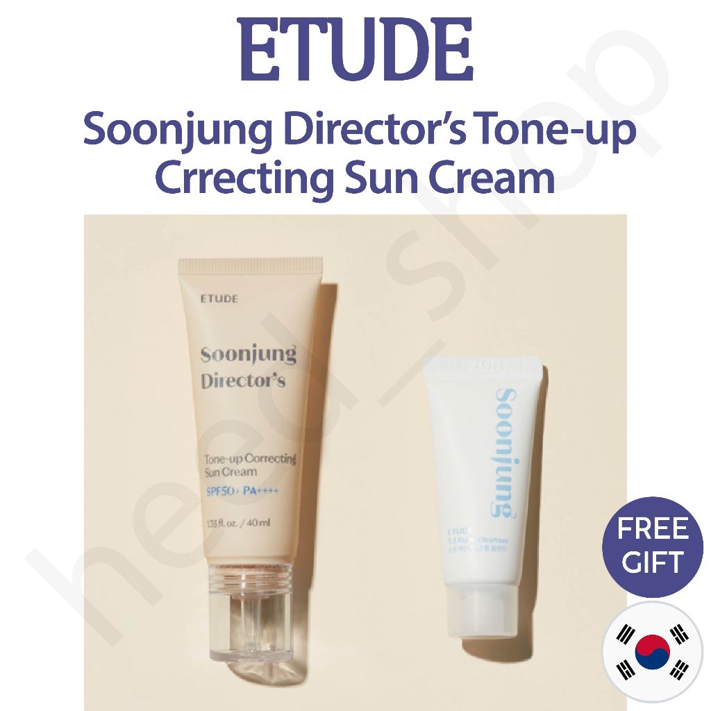 Etude Soonjungs Directors Tone-up Correcting Sun Cream 40ml SPF50+ PA++++