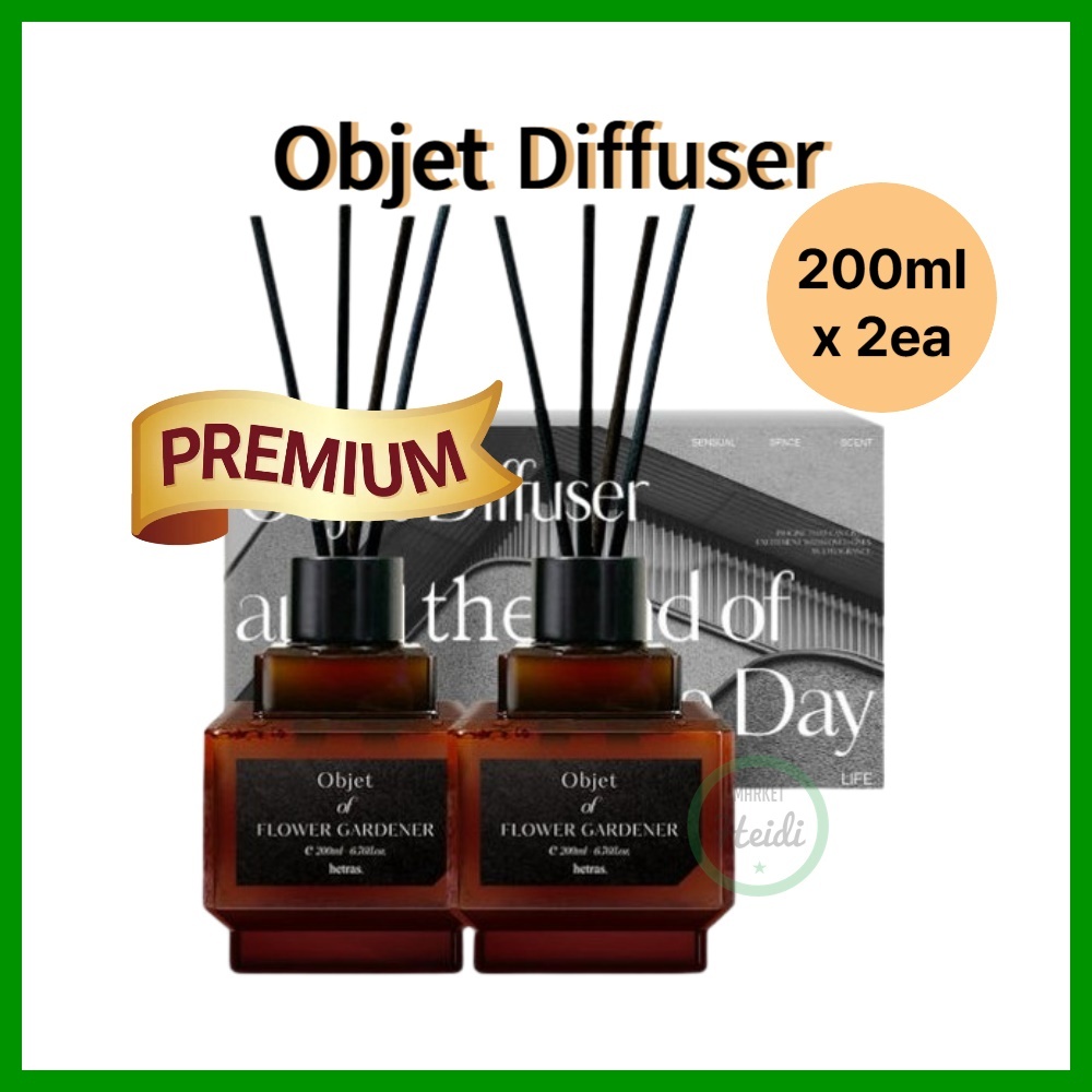 เกาหลี เกาหลี   Hetras Hotel Healing Objet Diffuser 200ml X 2ea / Diffuser Gift set