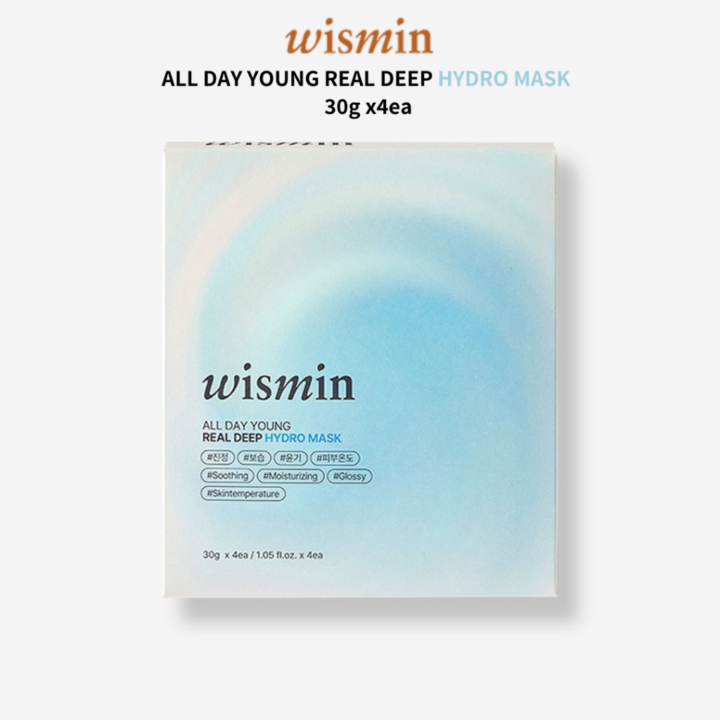 Wismin ALL DAY YOUNG REAL DEEP HYDRO MASK 30g X 4ea