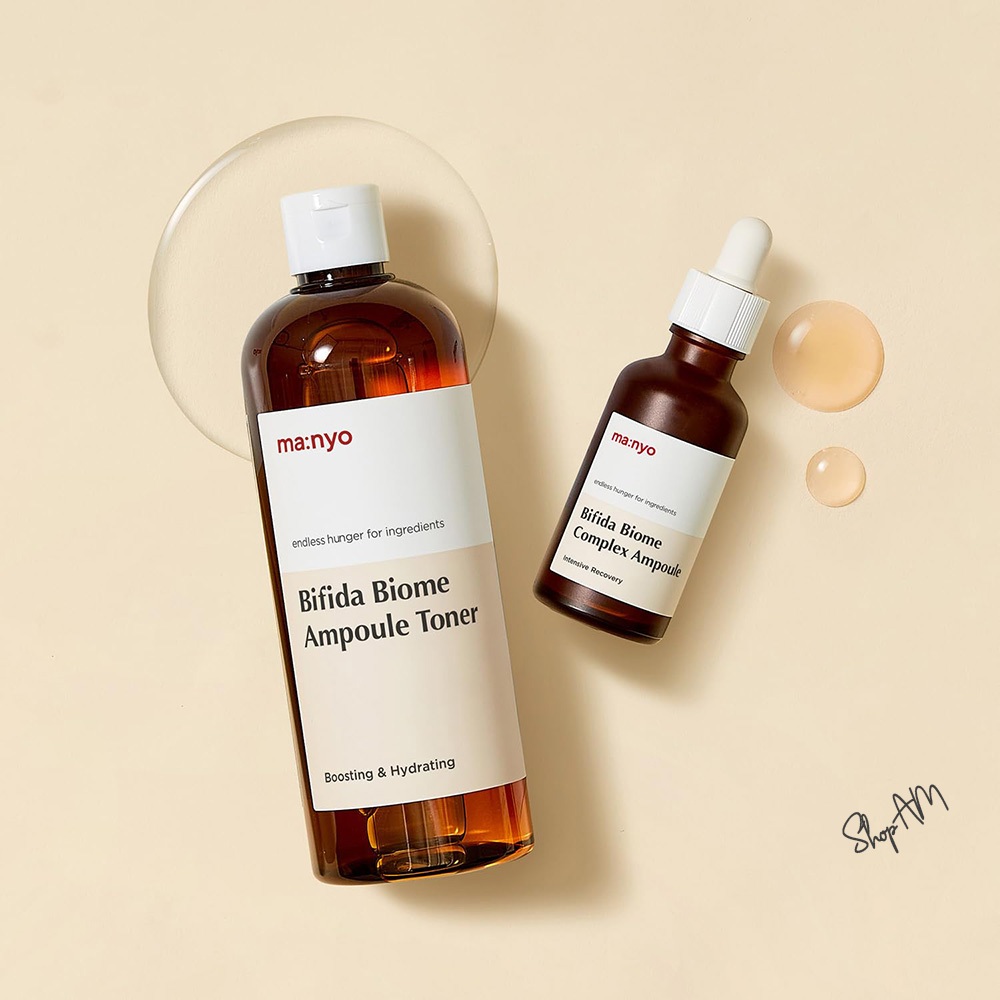 Manyo Bifida Biome Collection Ampoule Lotion Toner Pad Aqua Barrier Cream Concentrate Serum Eye Cream Blackhead *Manyo Factory