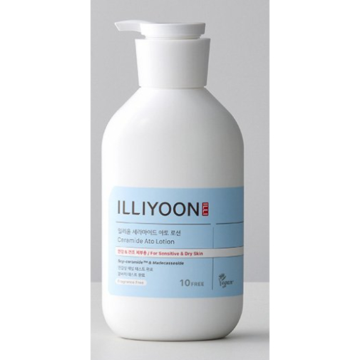 [ILLIYOON] Ceramide Ato Lotion – Hypoallergenic & Soothing Moisturizer – For Sensitive & Dry Skin – 