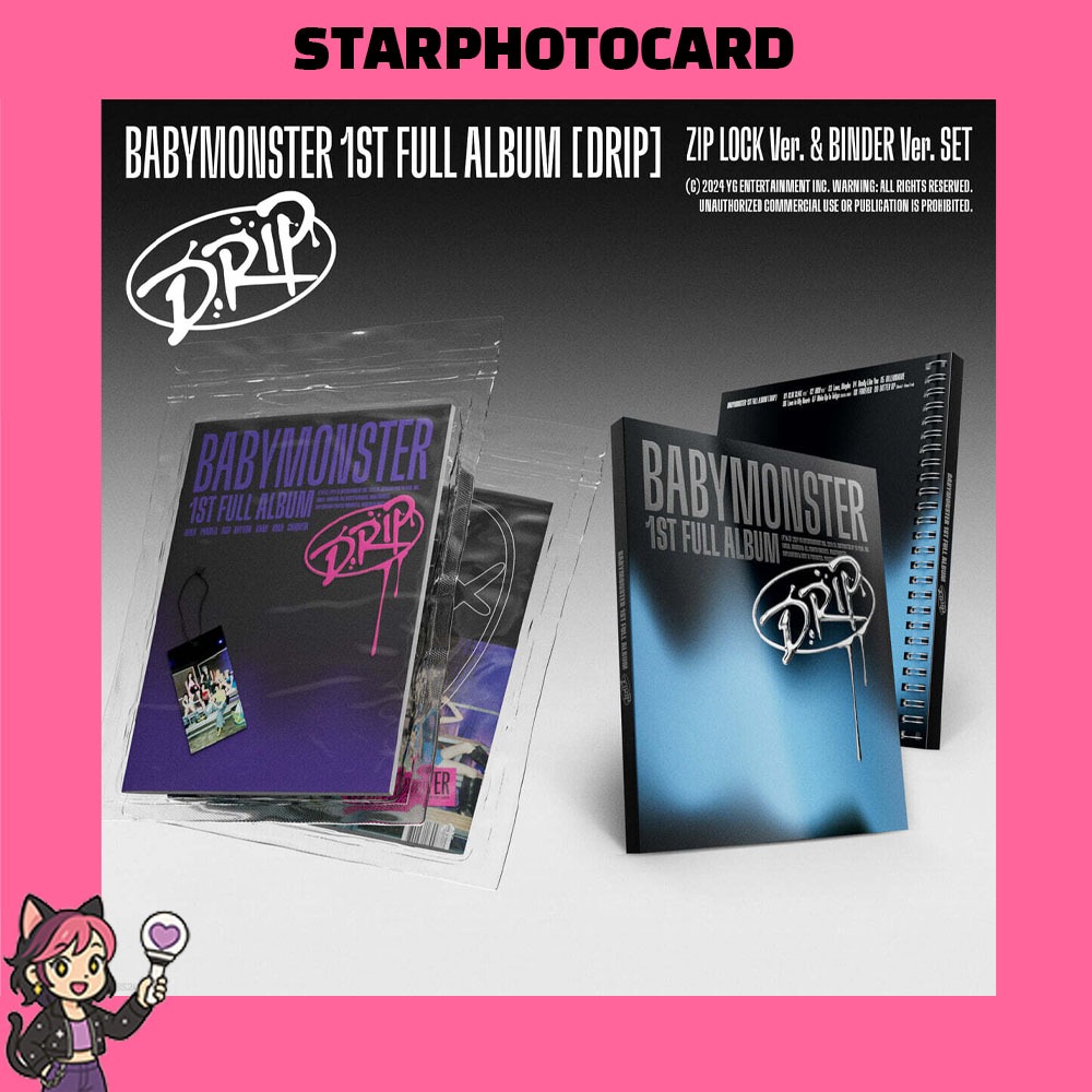 [พร้อมสต็อก] BABYMONSTER - 1ST FULL ALBUM DRIP NORMAL VER
