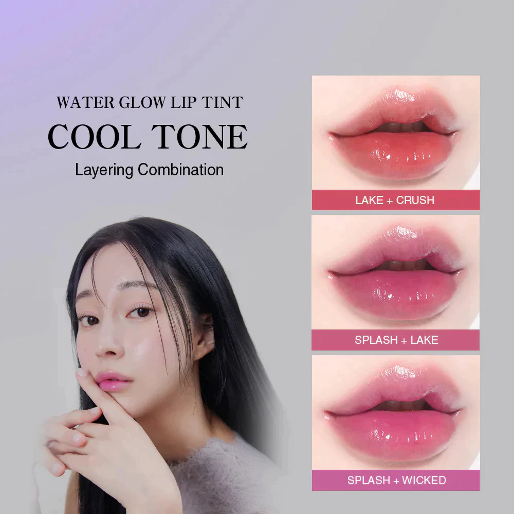 Inga Glassy Water Glow Lip Tint (SNOWY/ GLASSY_13 สี) thumbnail 6