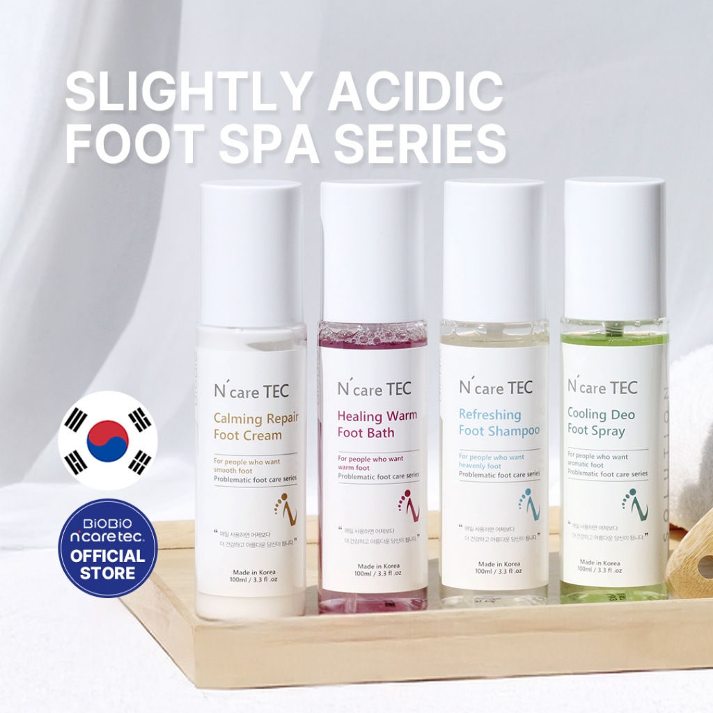 Ncaretec FOOT SPA SET OF 4 [ครีม,BATH,SHAMPOO,SPRAY]
