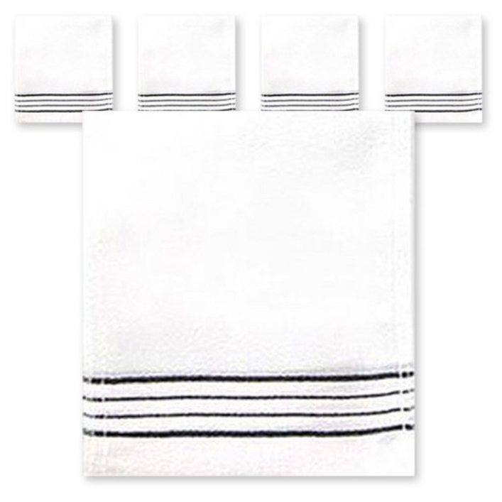 SONGWOL Italy Towel – ผ้าเช็ดตัวขัดผิวเกาหลี สีขาว สีน้ําตาล 5 แผ่น