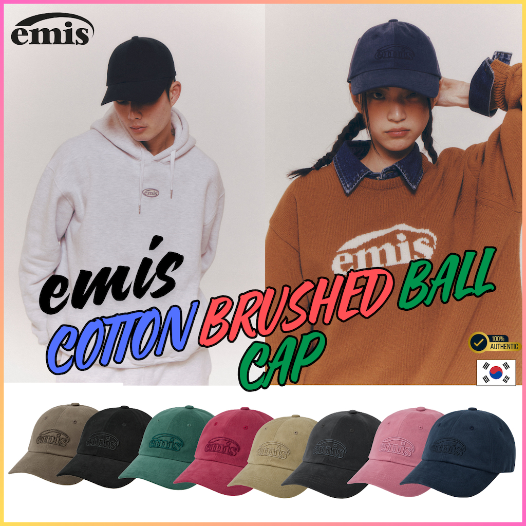 [emis] Cotton BRUSHED BALL CAP