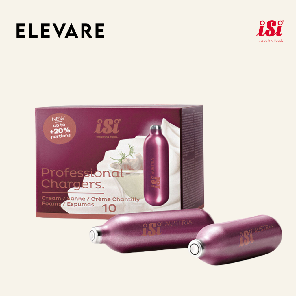 ISi Cream Charger N2O 8.4g – แพ็ค 3 กล่อง (10 ชิ้น/กล่อง)
