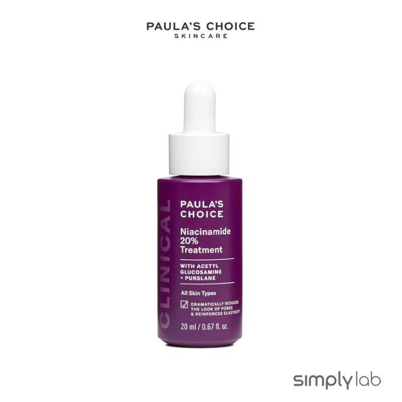 [Paulas Choice]clinical 20% Niacinamide Vitamin B3 Concentrated Serum, Anti-Aging Treatment for Discoloration and Minimizing Large Pores, ปราศจากน้ําหอม & Paraben-Free