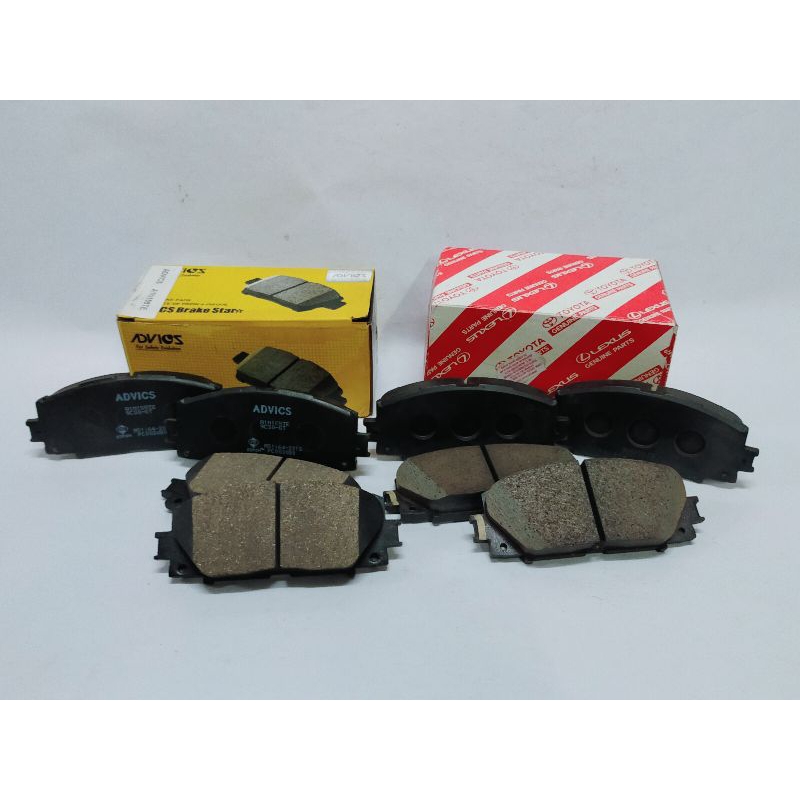 04465-0D140 TOYOTA VIOS NCP93 E/J SPEC YARIS NCP91 ผ้าเบรคหน้า