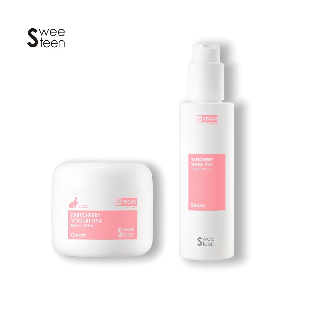 [SWEETEEN] Tart Cherry Yogurt Hyaluronic Acid Moisturizing Cream 50ml + Tart Cherry Hyaluronic Acid 