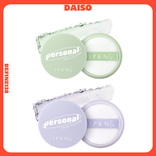 IPKN Personal Tone Correcting Powder (ลาเวนเดอร์/เขียว)