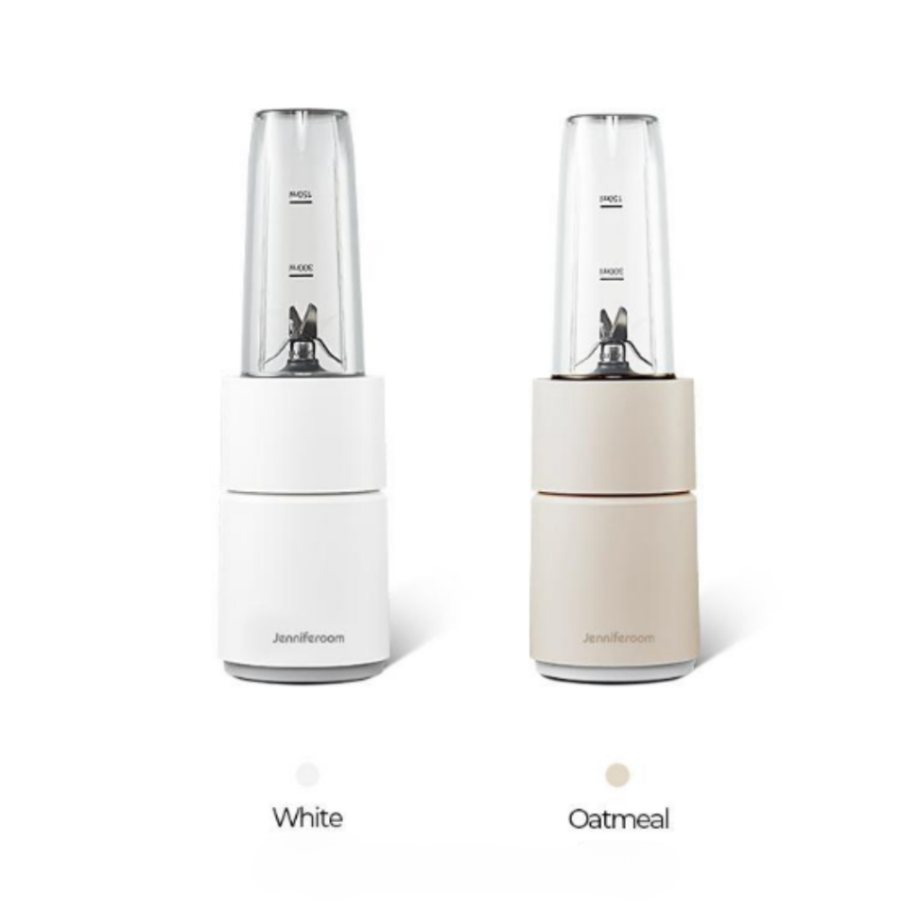 เครื่องปั่น Jennifer Room Work it มี 2 แบบ เครื่องปั่นทรงพลังและกะทัดรัดสําหรับสมูทตี้เชค (ข้าวโอ๊ต) | ขาว) - รูปที่ 2