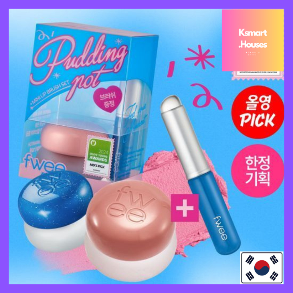 Fwee Lip & Cheek Blurry Pudding Pot 10 สี