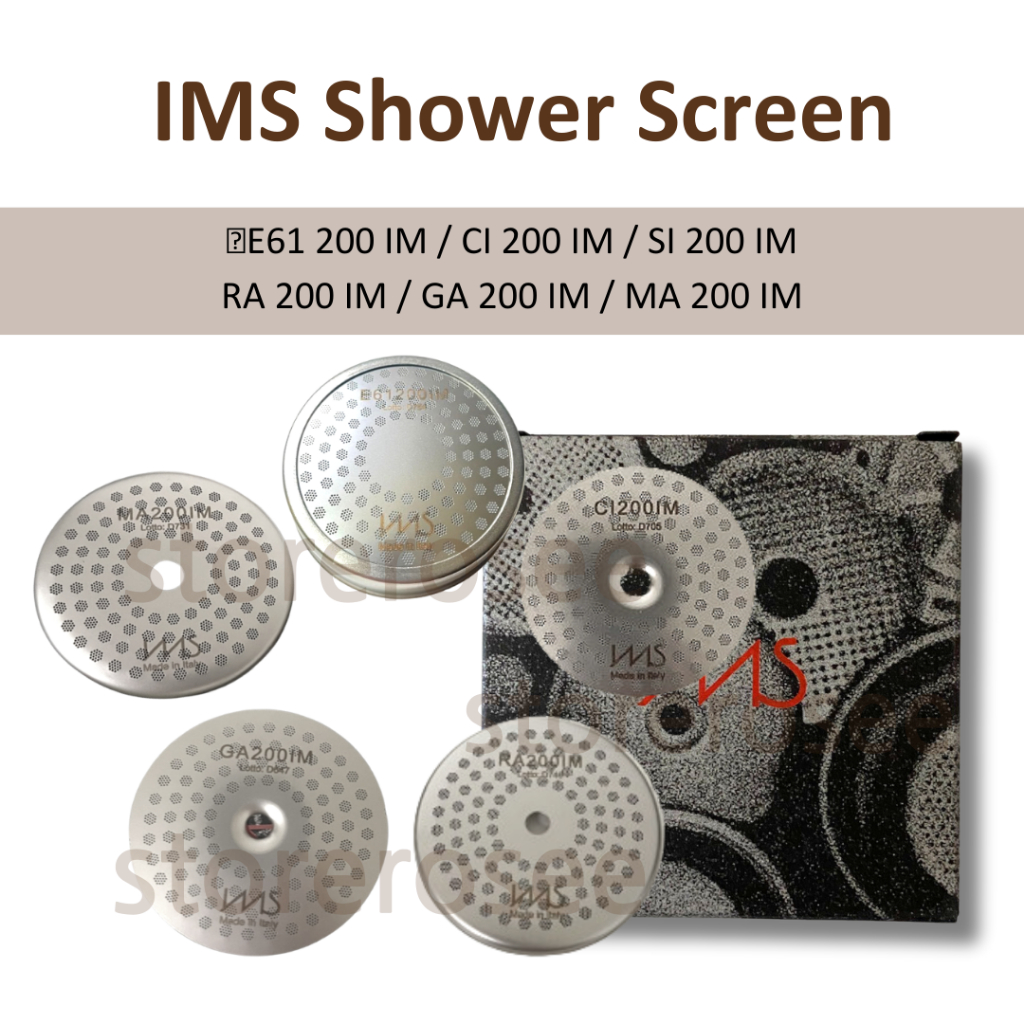 Ims การแข่งขันหน้าจอ E61 200 IM, MA 200 IM, SI 200 IM, CI 200 IM, GA 200 IM, RA 200 IM, DL 200 IM, SP 200 IM, SPD200IM, CI 200 NT, BV200IM, BV200IM, E61200NT, ในเครื่องชงกาแฟอิตาลี