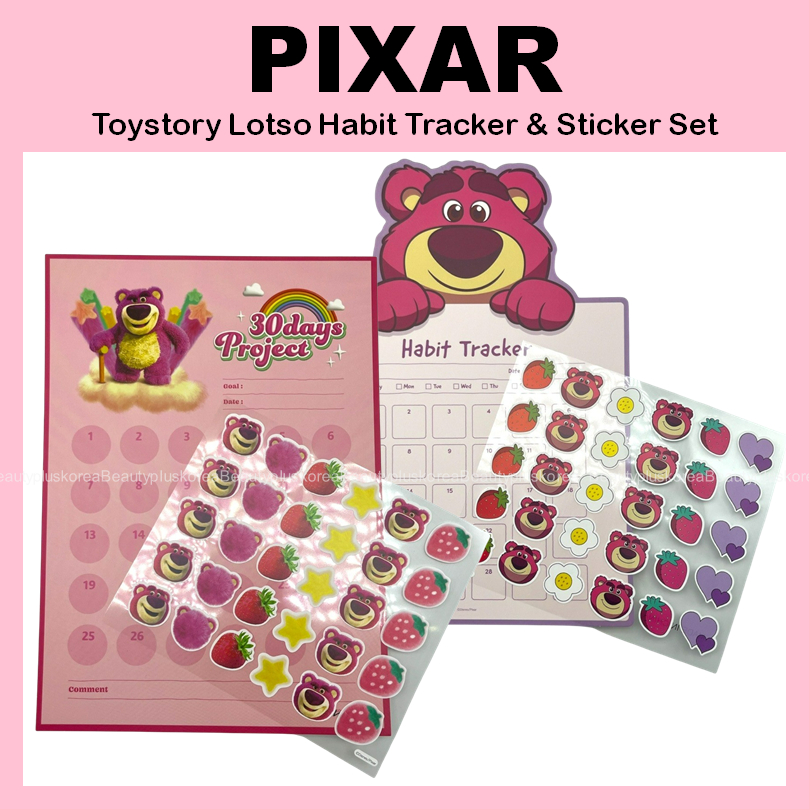 [PIXAR] Toystory Lapso Habit Tracker & Sticker Set 30 วัน 2p (Star / Egg)