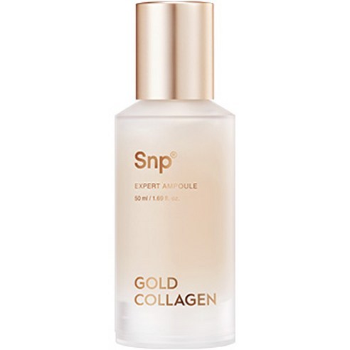 SNP Gold Collagen Expert Ampoule 50ml | เฟิร์มมิ่ง แอนด์ เรเดียนซ์ บูสท์ พร้อมทองคําและมารีนคอลลาเจน