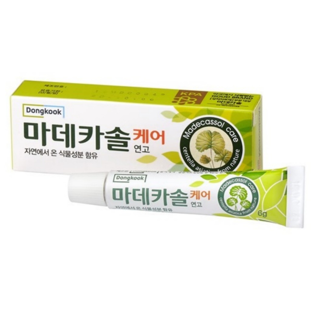 DONGKOOK Madecassol Care Ointment ครีมมาเดคาสโซลสำหรับสิว แผลถลอก / จากโซล เกาหลี