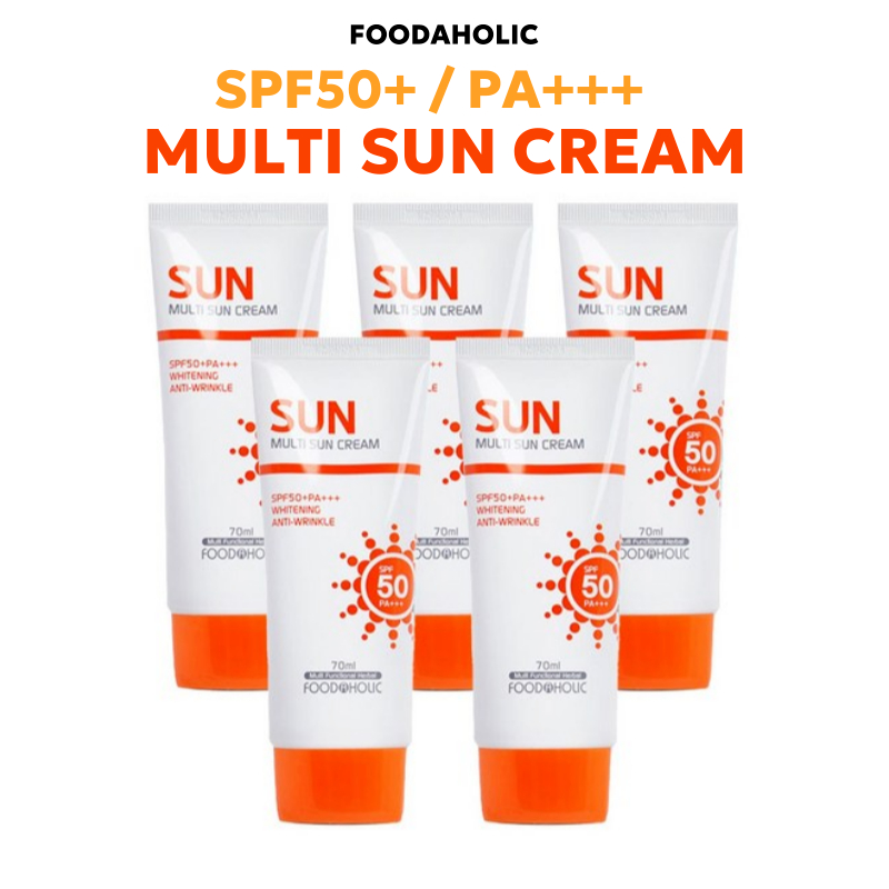 FOODAHOLIC Multi Sun Cream 70ml - SPF50+, PA+++