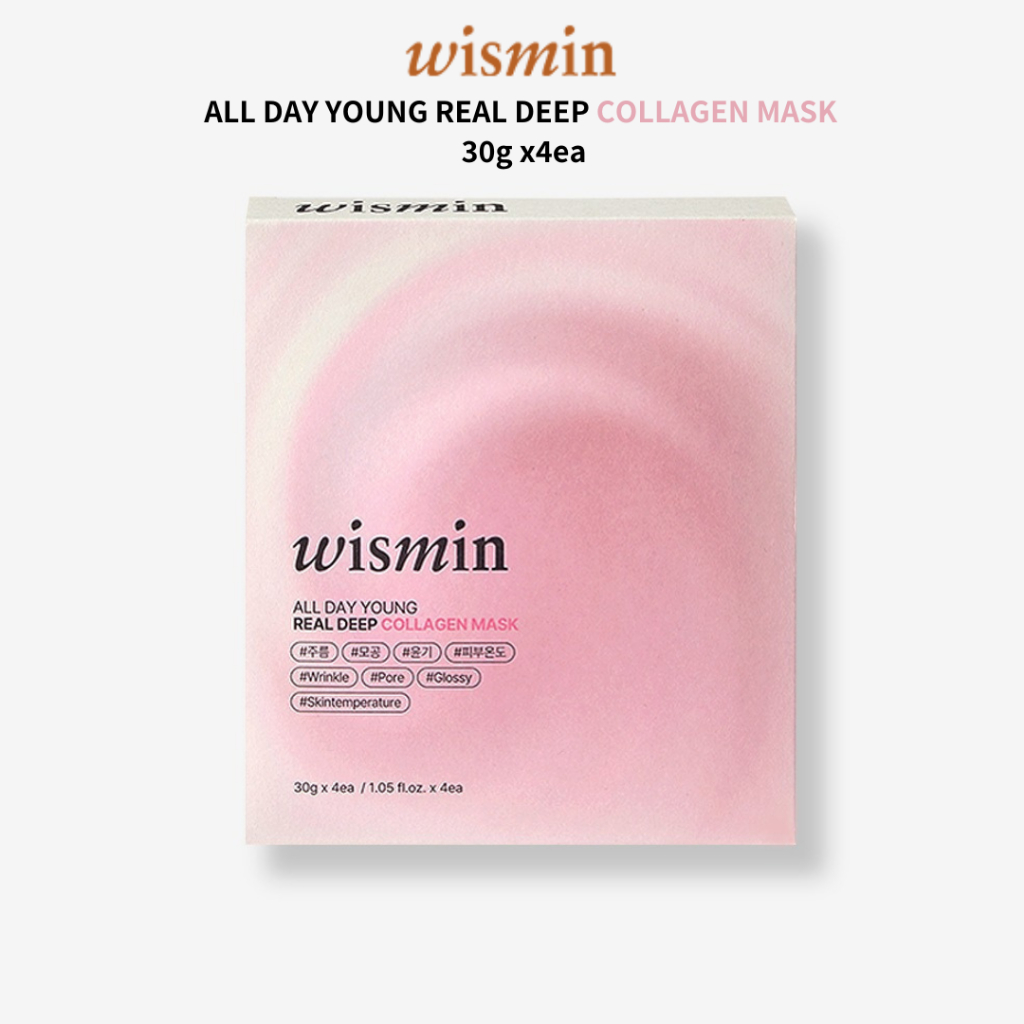 Wismin ALL DAY YOUNG REAL DEEP COLLAGEN MASK 30g x4ea