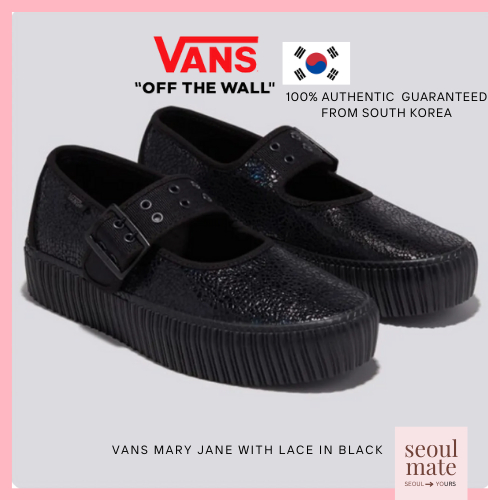 [ Ship from korea ] Vans Mary Jane Creeper สีดํา VN000D07BLK1