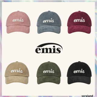 [emis] Applique CORDUROY BALL CAP 6 สี