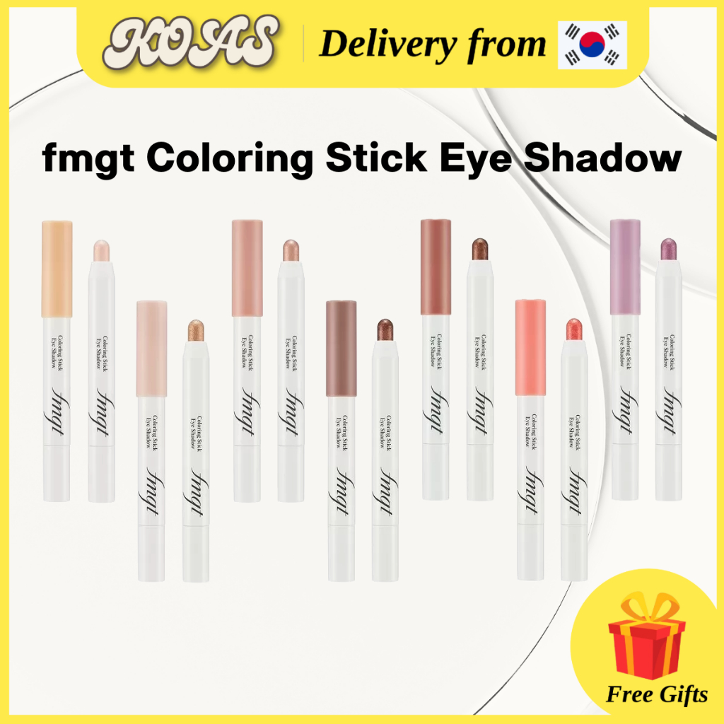 [The Face Shop] fmgt Coloring Stick Eye Shadow 1.3g, 7 สี, K-Beauty Make-up