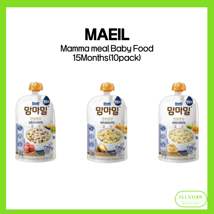[Mamma Mill] Safe Meal 15 เดือน (140g * 10 แพ็ค)
