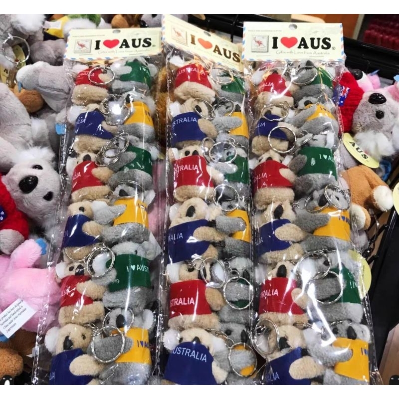 Souviner - Kangaroo - คลิปหมีโคอาล่า - พวงกุญแจและของเล่นตุ๊กตา - คอลเลกชัน Aussie