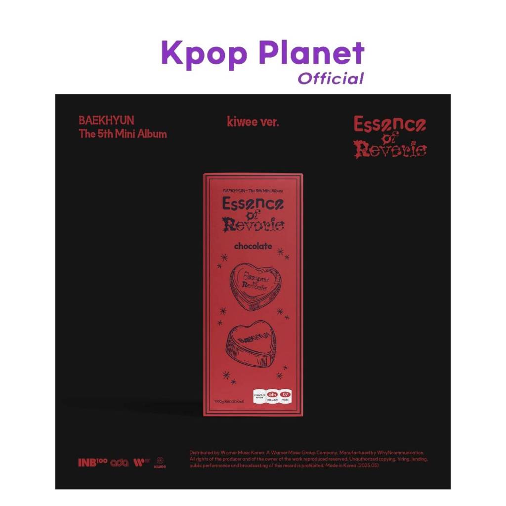 [Platform Album (kiwee ver.)] BAEKHYUN - 5th Mini Album [Essence of Reverie]