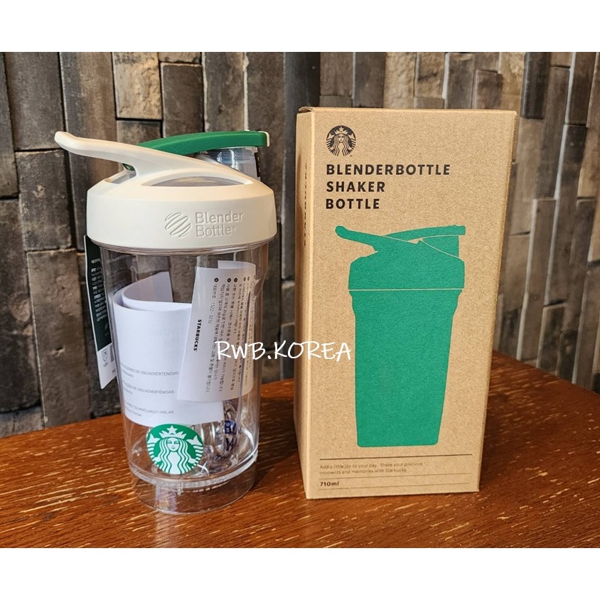 【พร้อมส่ง】2025 แก้วสตาร์บัคส์เกาหลี Blender Bottle x Starbucks Korea Signature Shaker Bottle 710ml/ 24oz