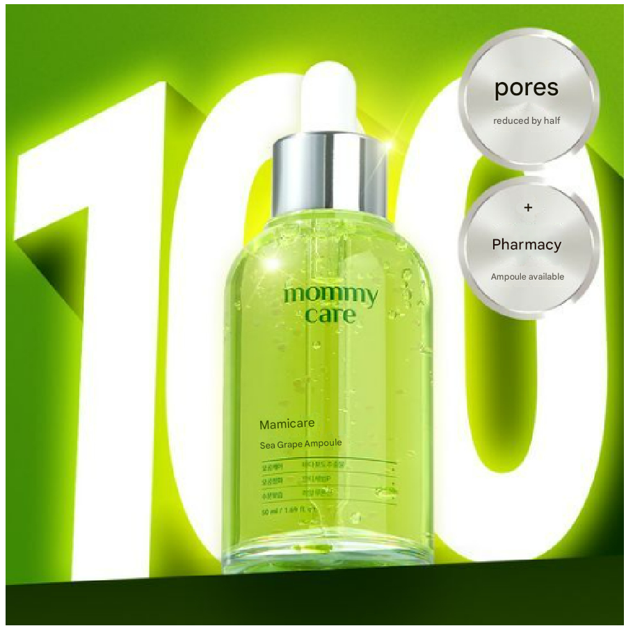 [K-Beauty Bestseller] MAMICARE Sea Grape Pore Ampoule 50ml