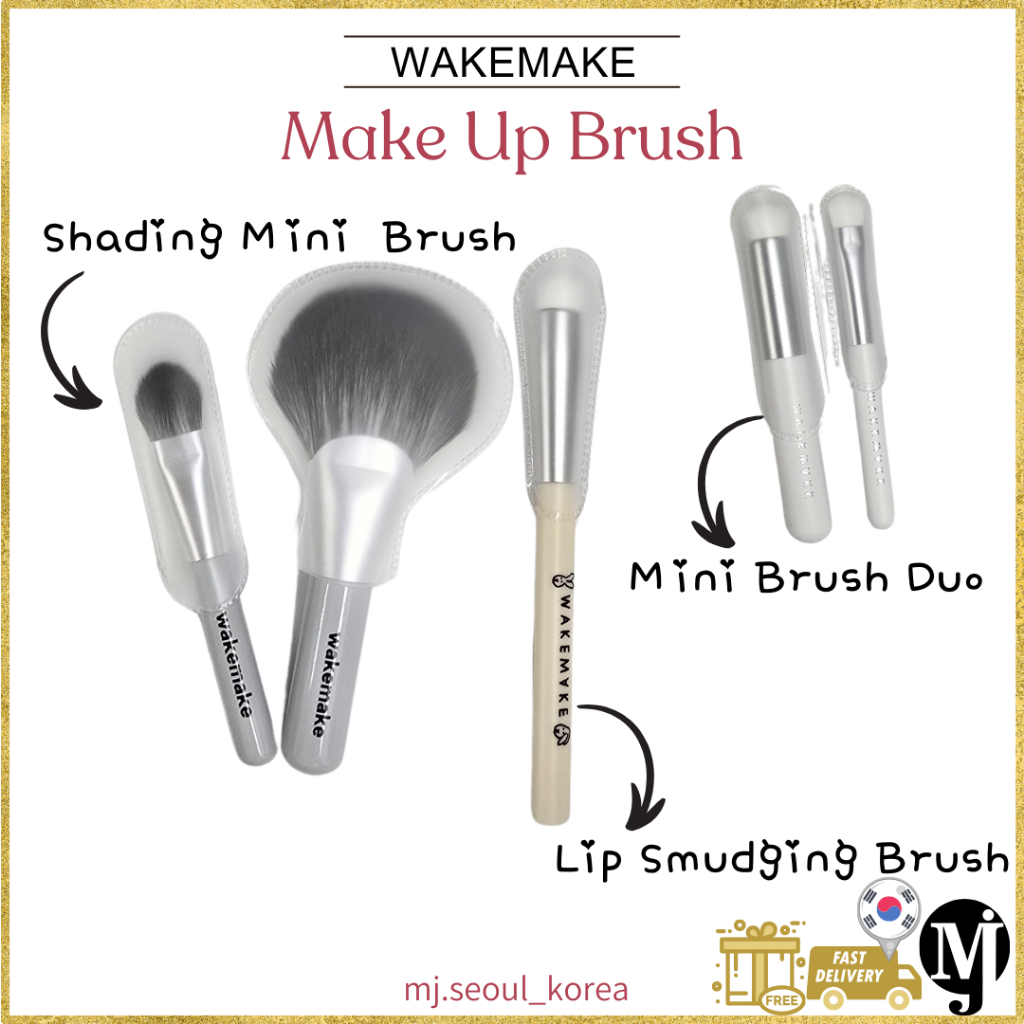 Wakemake Make Up Brush 3types