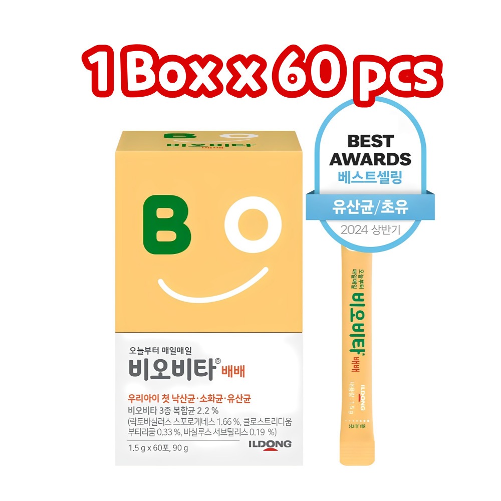 [60 ชิ้น] ILDONG BIOTA BAEBAE โปรไบโอติกสําหรับทารก