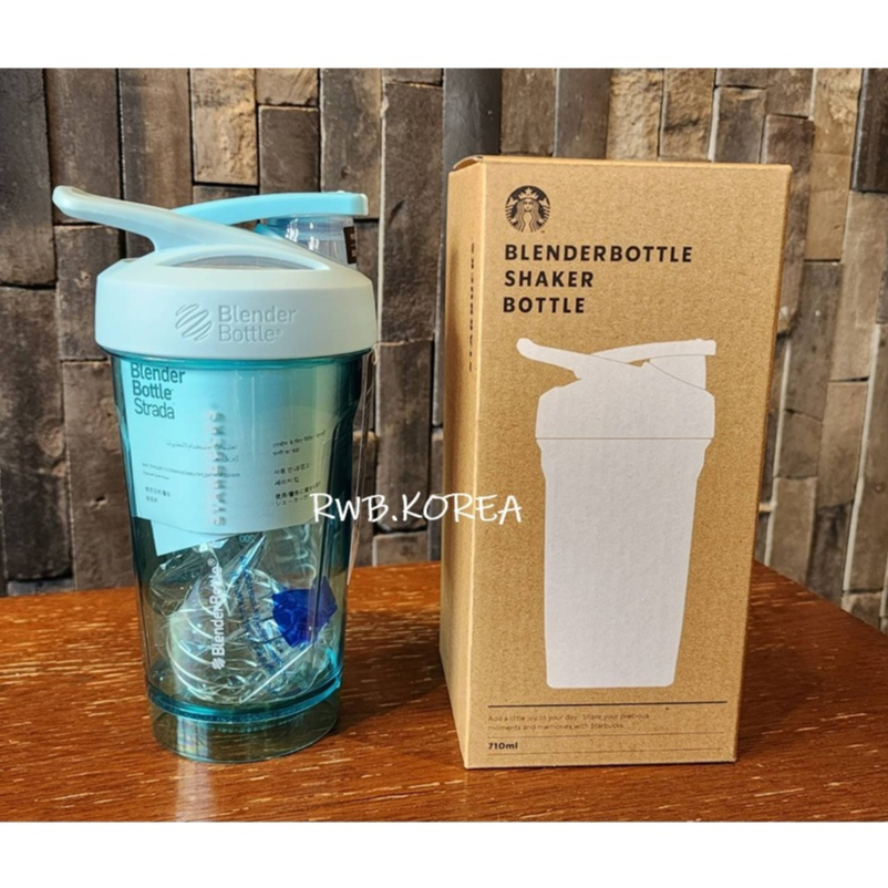 【พร้อมส่ง】2025 แก้วสตาร์บัคส์เกาหลี Blender Bottle x Starbucks Korea Good For You Shaker Bottle 710ml/ 24oz