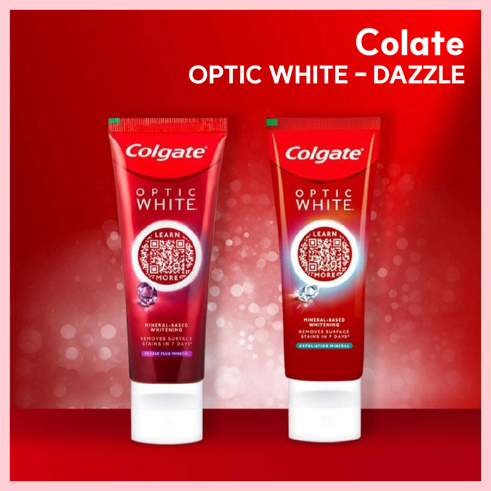 [ Colgate ] ยาสีฟัน Optic White Dazzling White / Optic White Pro (100g 1 ชิ้น)