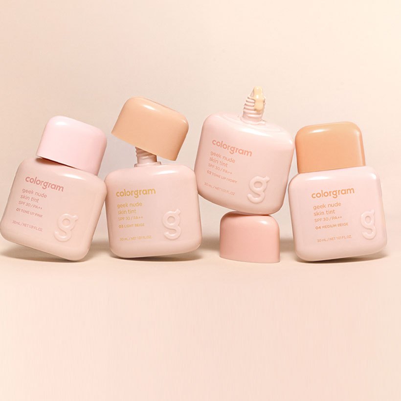 [Colorgram] GEEK NUDE SKIN TINT 4 Colors