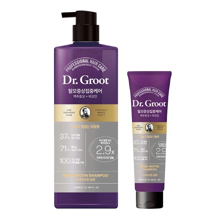 [Dr.Groot] Anti Hair Loss Shampoo 700ml + 150ml